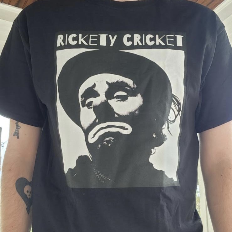 Rickety Cricket black tee